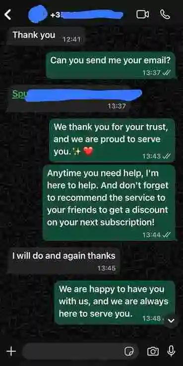 Customer review for Lux IPTV