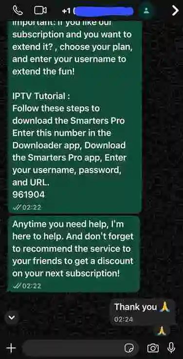 Verified Lux IPTV customer testimonial