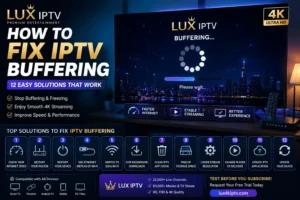 Fix IPTV Buffering